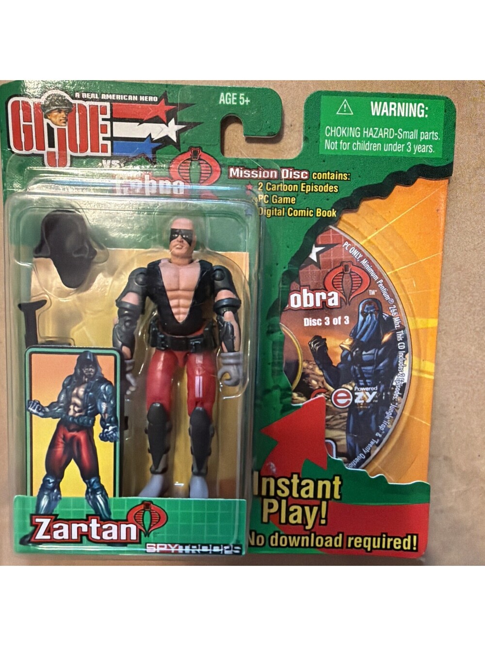 ZARTAN GI Joe vs Cobra Spy Troops Mission Disc #3 Instant Play PC Game New